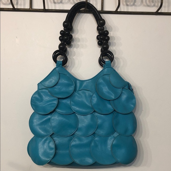 Handbags - Blue Leather Women's Bag
